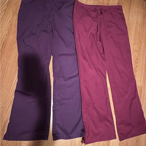 Women's Purple and Burgundy Pants - Picture 2 of 8
